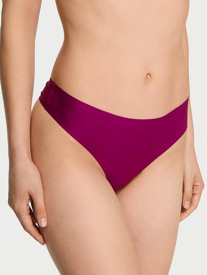 Body by Victoria Flex Mid-Rise Thong Panty image number 0