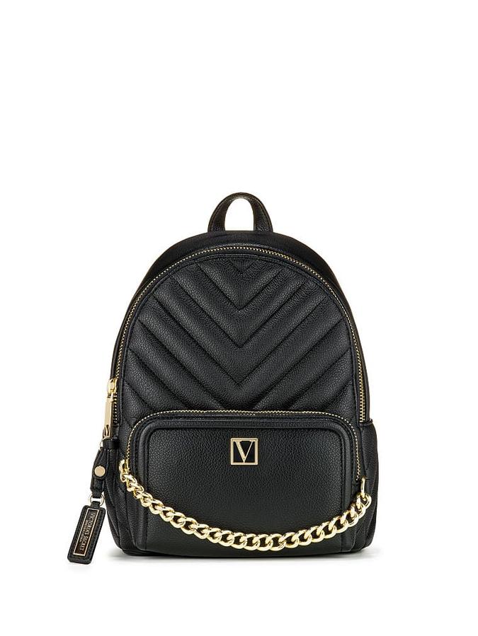The Victoria Small Backpack Black image number 5