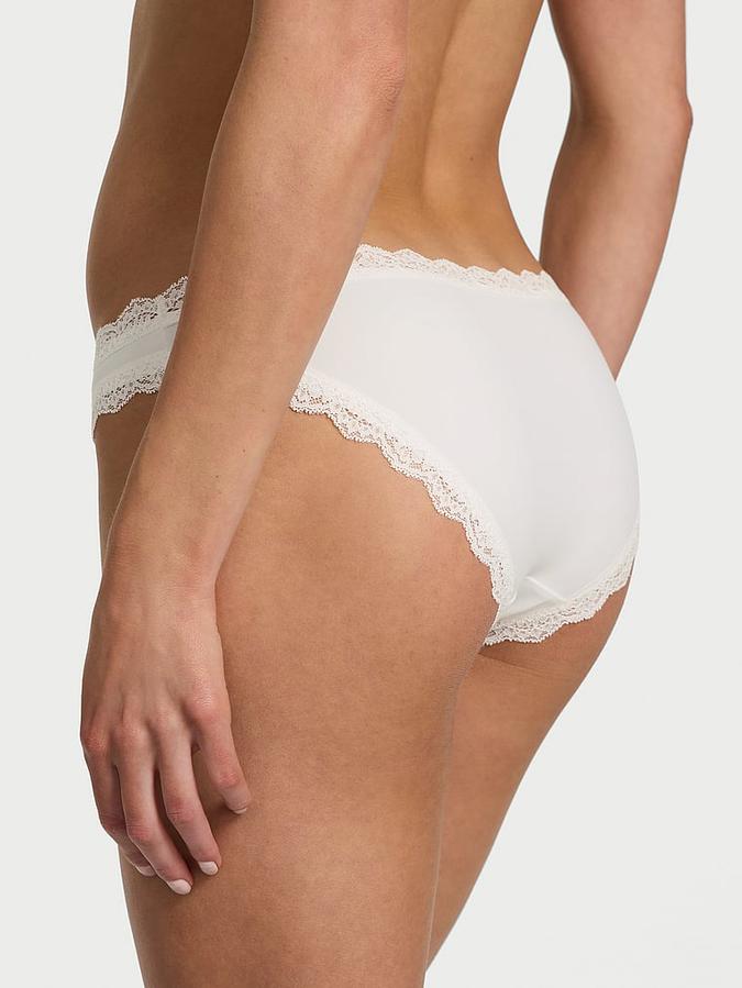Lace-Trim Bikini Panty image number 1