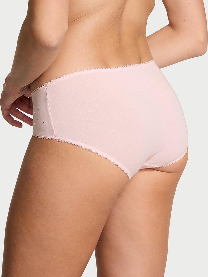 Stretch Cotton Sparkle Hiphugger Panty