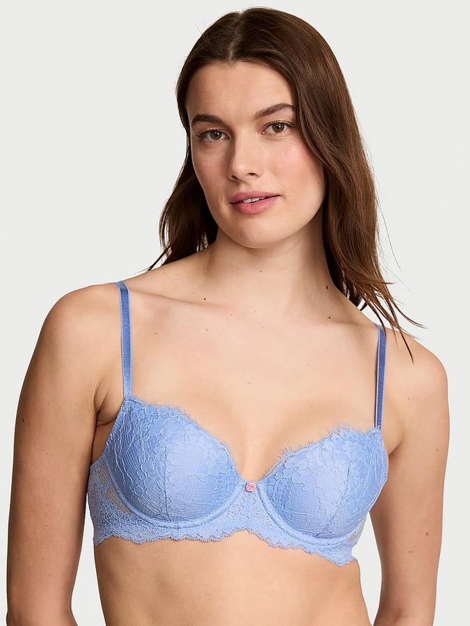 Lace Lightly Lined Classic Coverage Demi Bra
