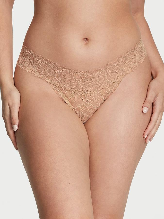 Posey Lace Thong Panty image number 0