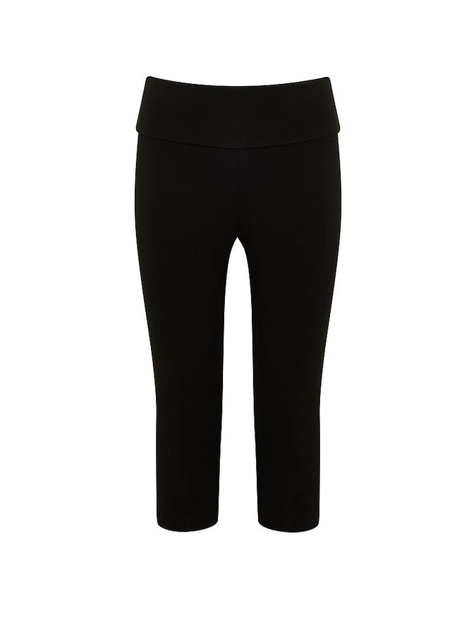 Cotton Foldover Capri Legging image number 2