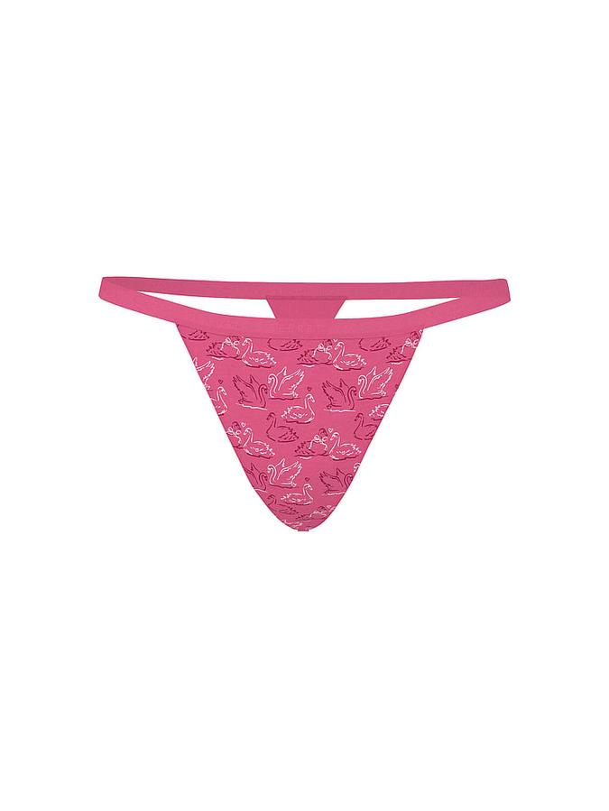 Stretch Cotton V-String Panty image number 2