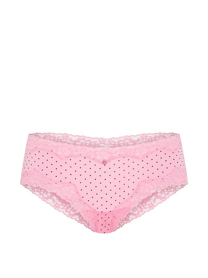 Cotton Lace-Waist Cheeky Panty image number 2