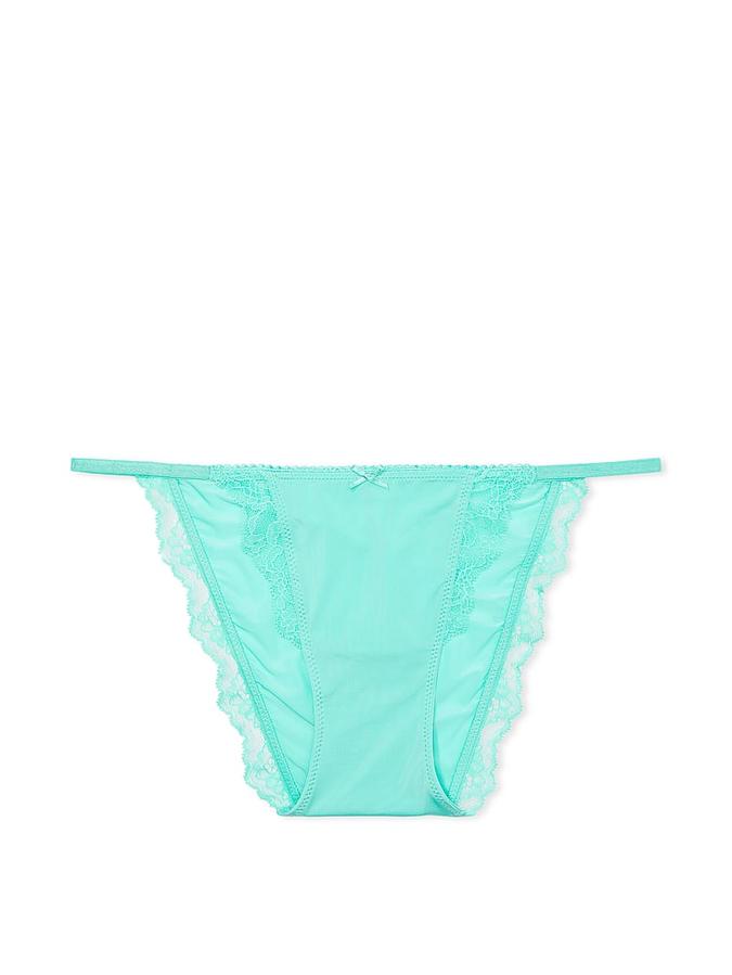 Lace-Trim String Bikini Panty image number 2