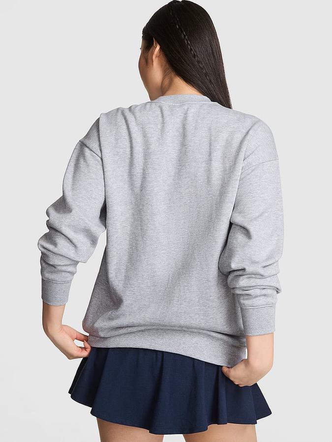 Ivy Fleece Oversized Crew Sweatshirt