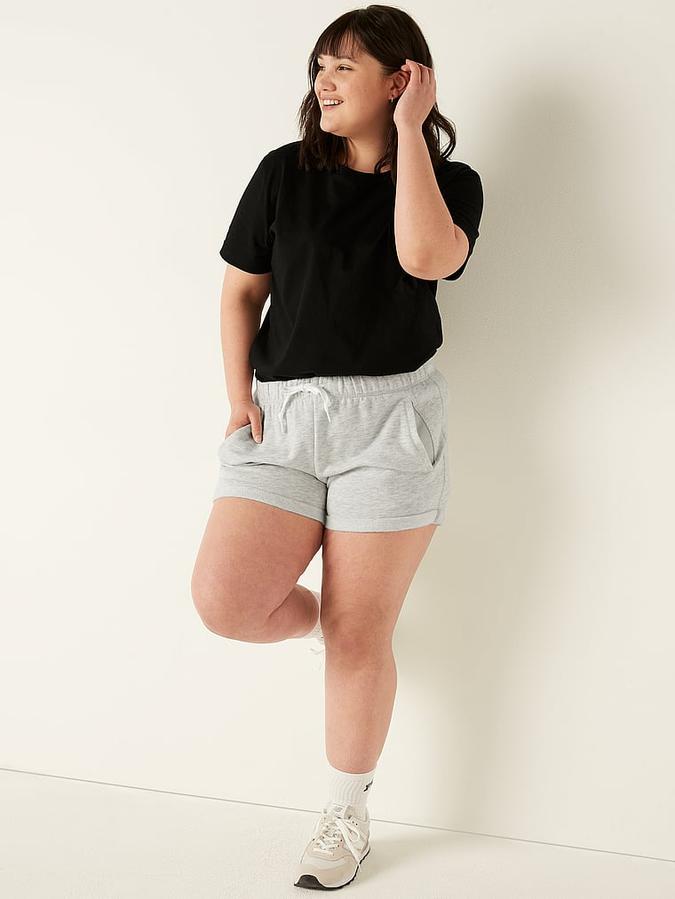 4.25" Rolled Hem Sweat Shorts