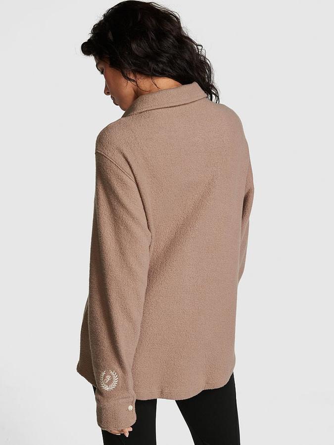Reverse Fleece Shacket image number 1