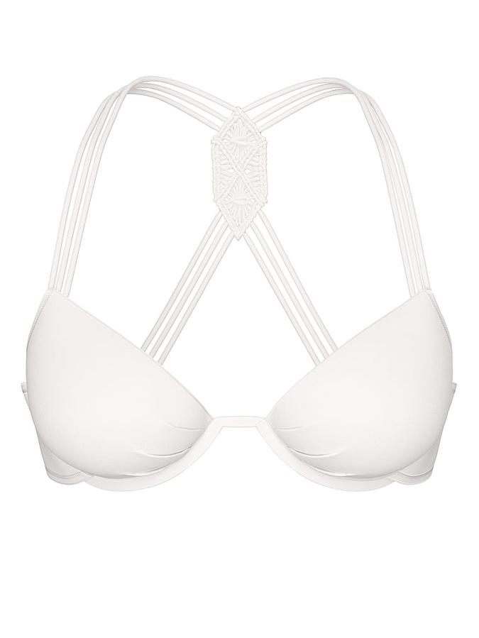 Archives Beach Macrame Halter Push-Up Bikini Top image number 2