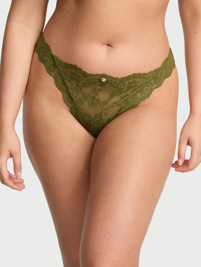 Lace Thong Panty image number 0
