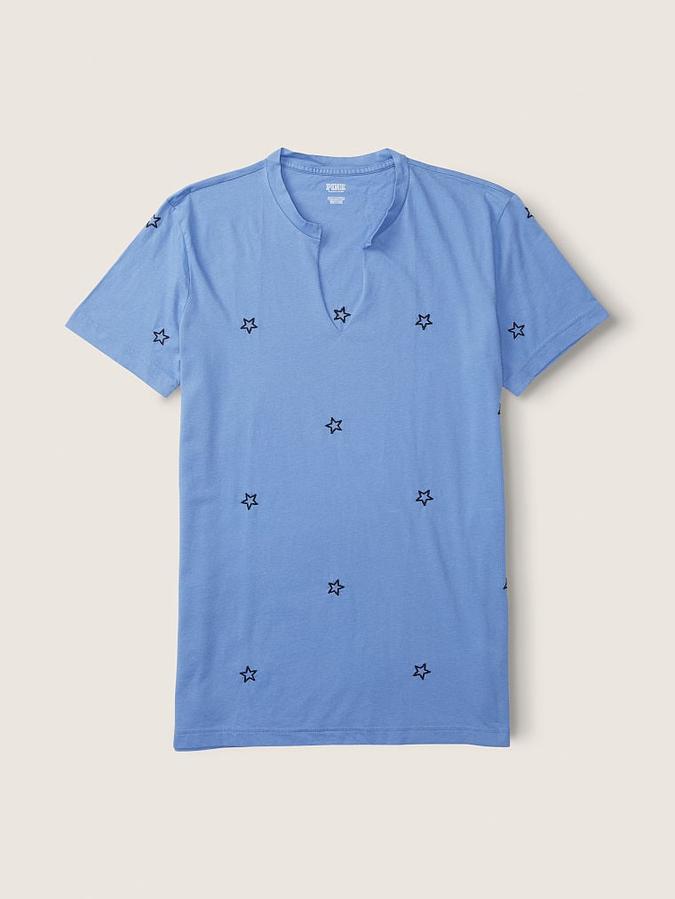 Campus Short Sleeve Notch Neck Tee image number 2