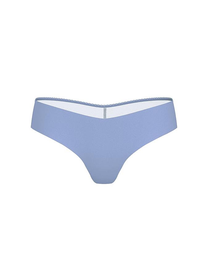 No-Show Mesh-Back Logo Thong Panty image number 2