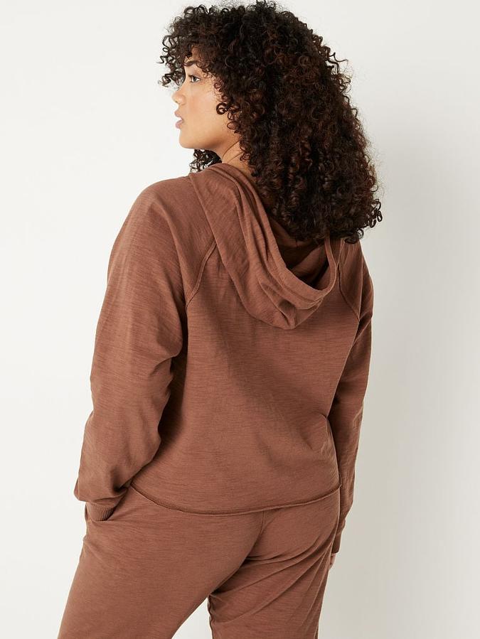 Summer Lounge Cotton Zip-Up Hoodie image number 1