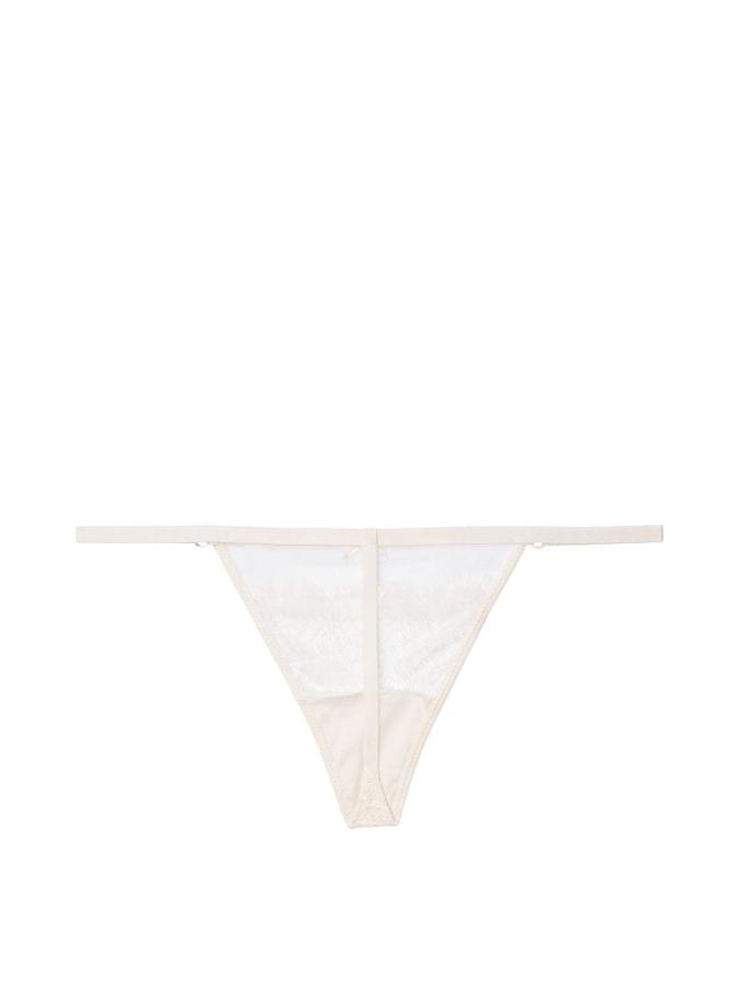Mesh and Lace V-String Panty image number 2