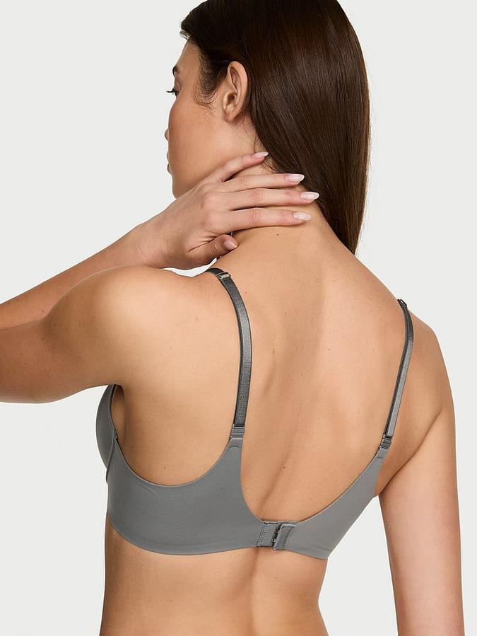 Smooth Lightly Lined Plunge Demi Bra