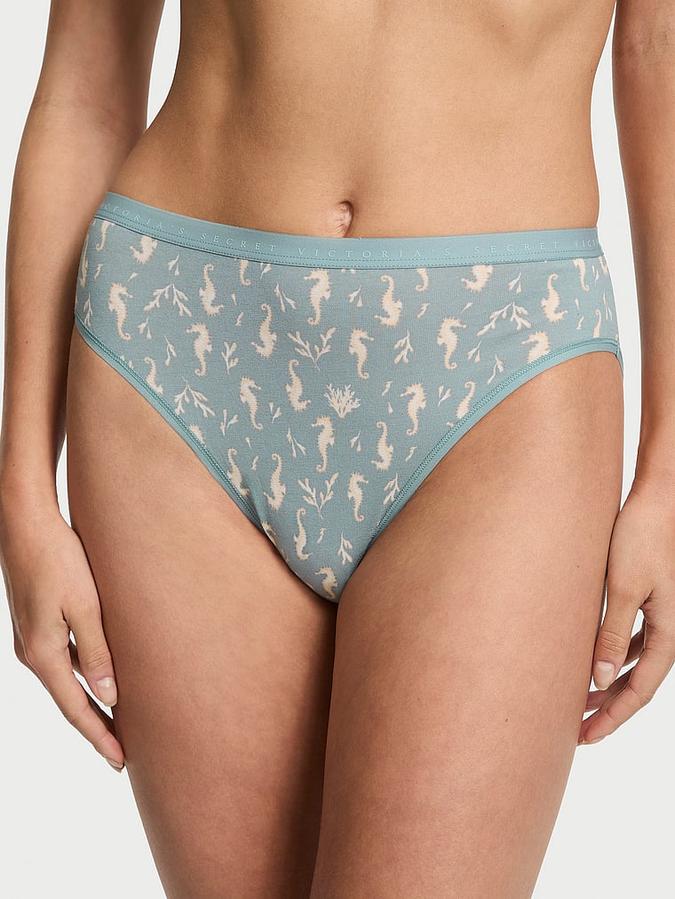 Stretch Cotton High-Leg Brief Panty