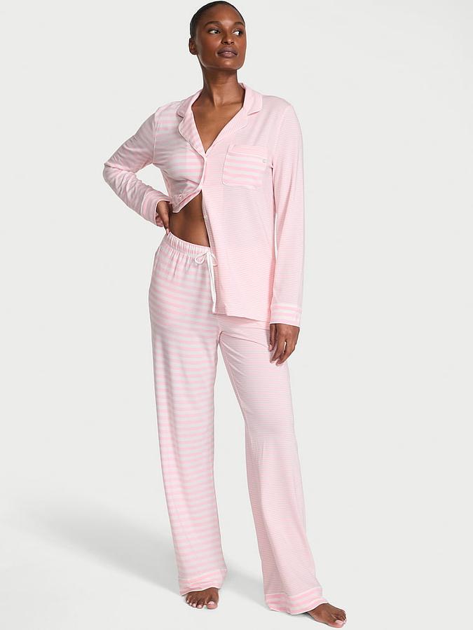Modal Soft Long Pajama Set image number 0