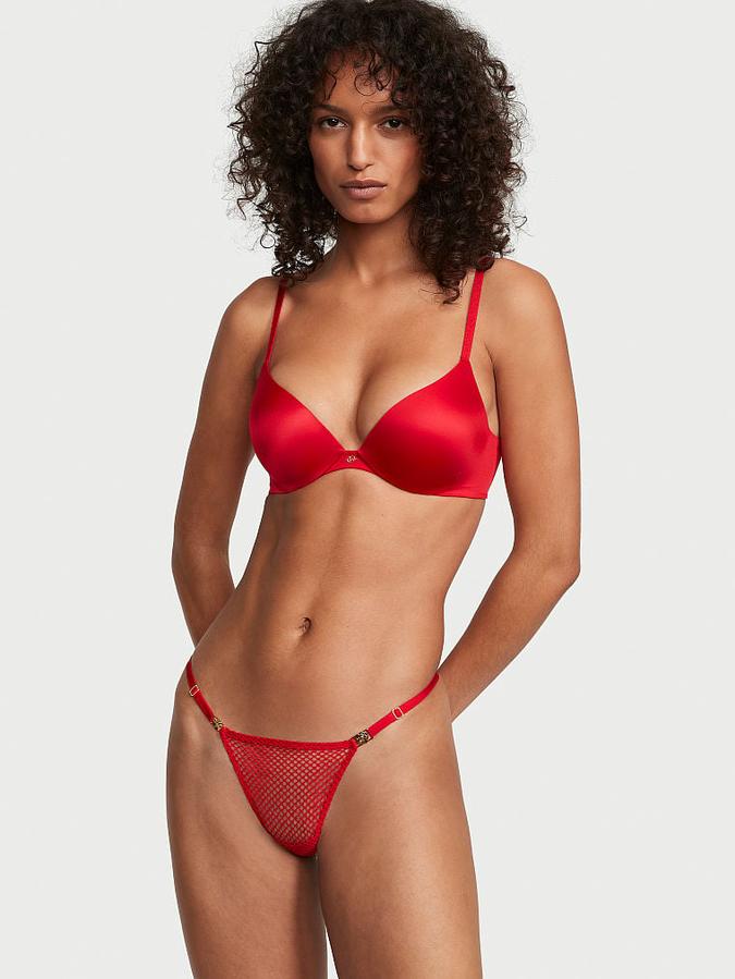 Fishnet Adjustable V-String Panty image number 3