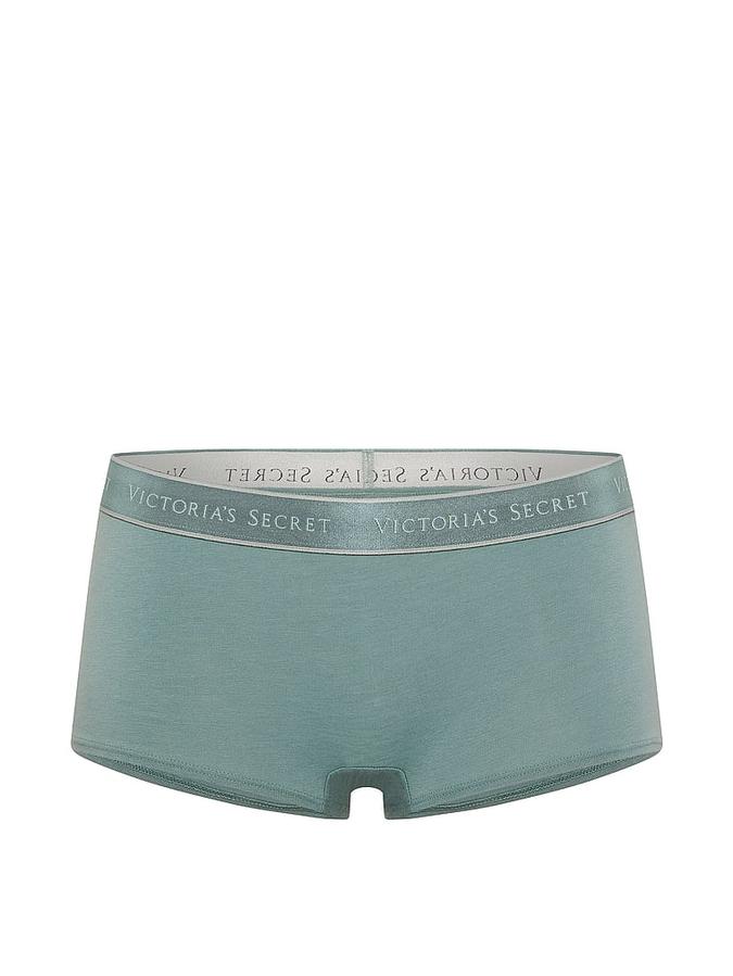 Logo Cotton Boyshort Panty image number 2