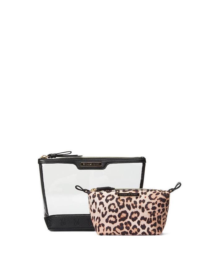 Victoria's Secret Leopard Logo Cosmetic Case (Black) At Nykaa, Best Beauty Products Online