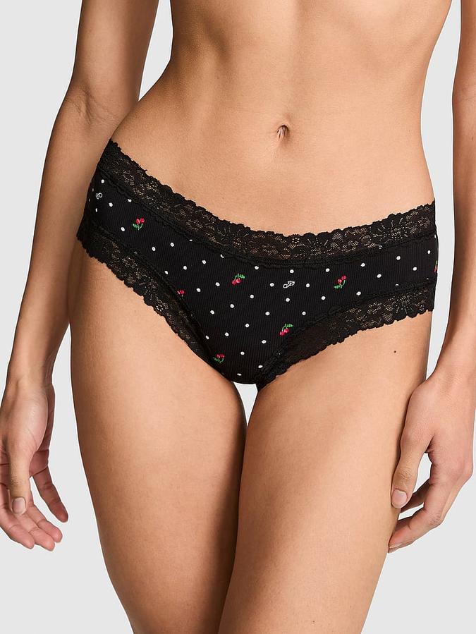 PINK Wink&trade; Lace-Trim Cheeky Panty