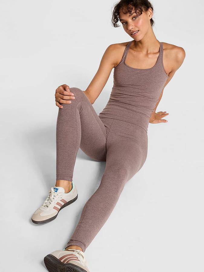 All-Day Cotton Foldover Leggings image number 0