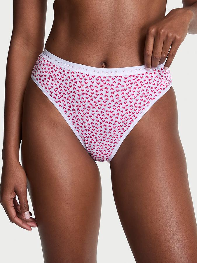 Stretch Cotton High-Leg Brief Panty image number 0