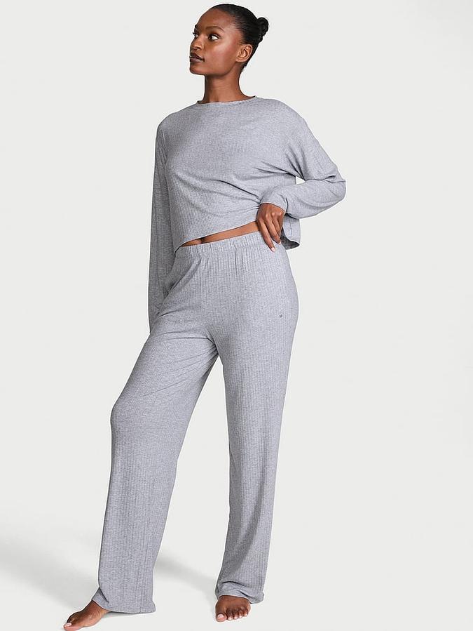 SoSoft&trade; Modal Wide-Rib Long Lounge Set
