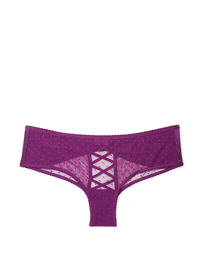 Bow-Back Open Lace-Up Cheeky Panty image number 2