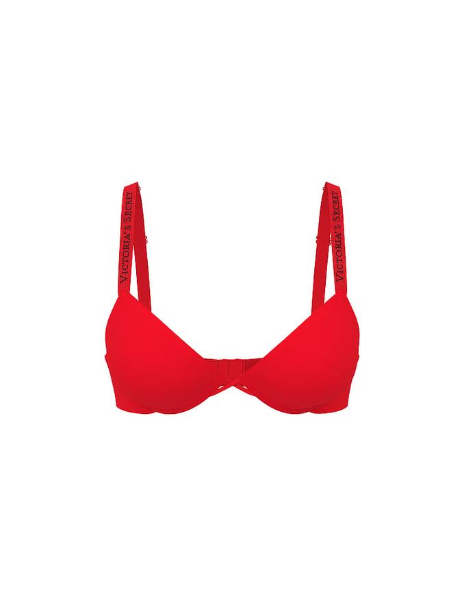 Logo Shine Strap Lightly Lined Low-Cut Demi Bra image number 2
