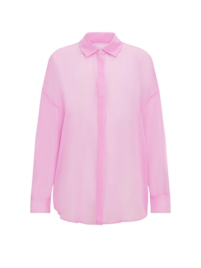 Chiffon Button-Front Shirt image number 2