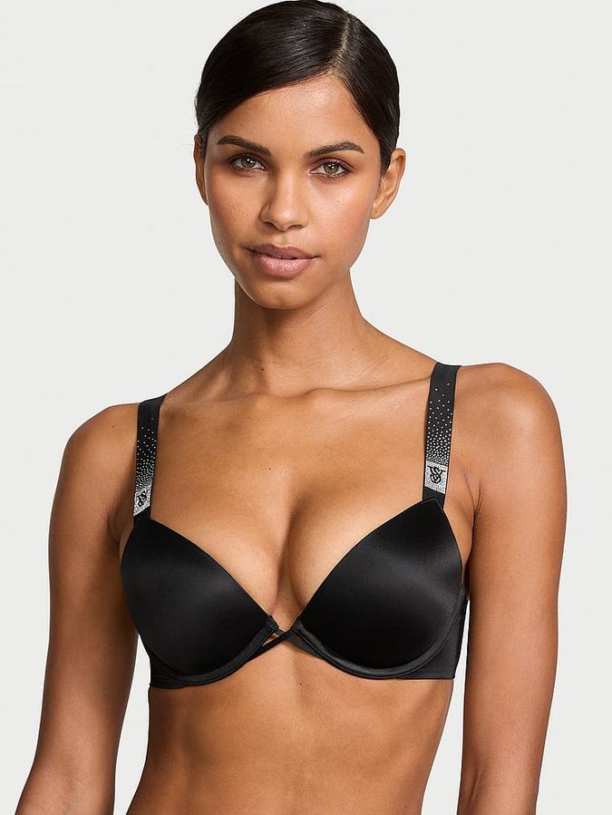 Scattered Shine Strap Push-Up Bra image number 0