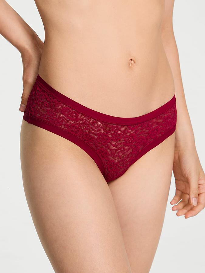 No-Show Lace Cheeky Panty image number 0