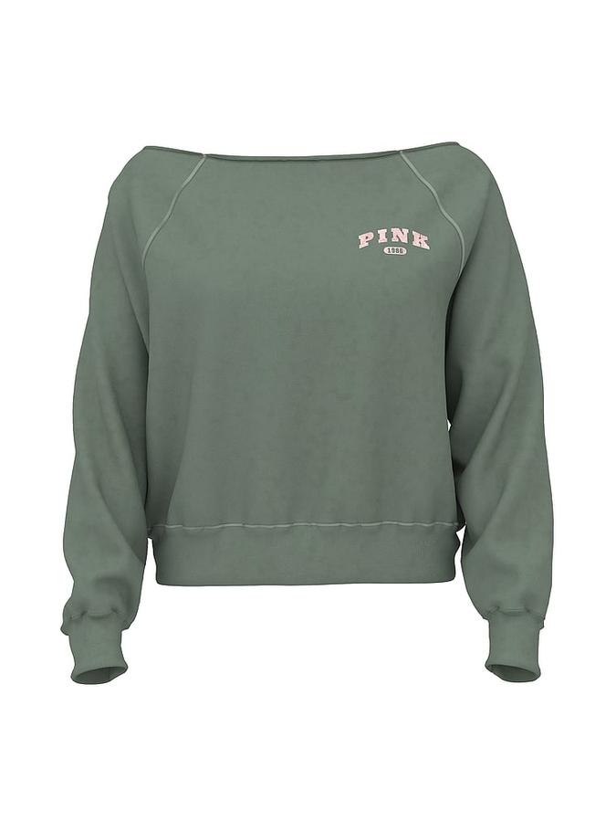 Ivy Fleece Off-The-Shoulder Sweatshirt image number 2