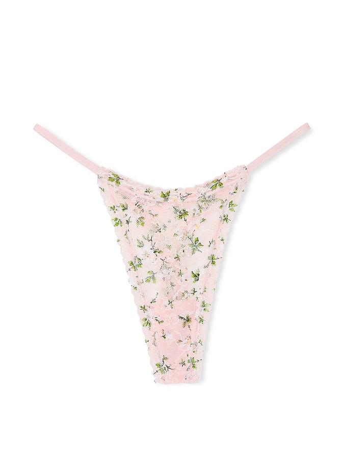 Lace String Thong Panty image number 1