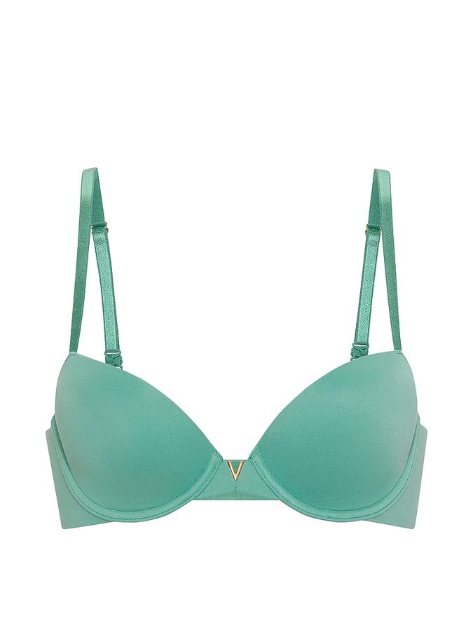 Smooth Lightly Lined Plunge Demi Bra image number 2