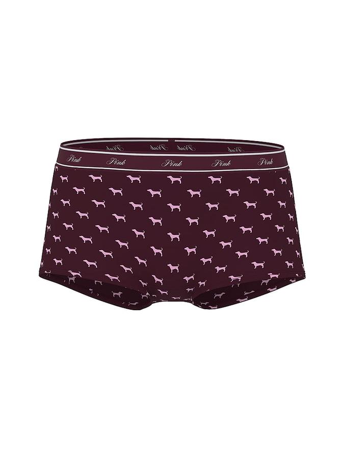 Logo Cotton Shine Boyshort Panty image number 2