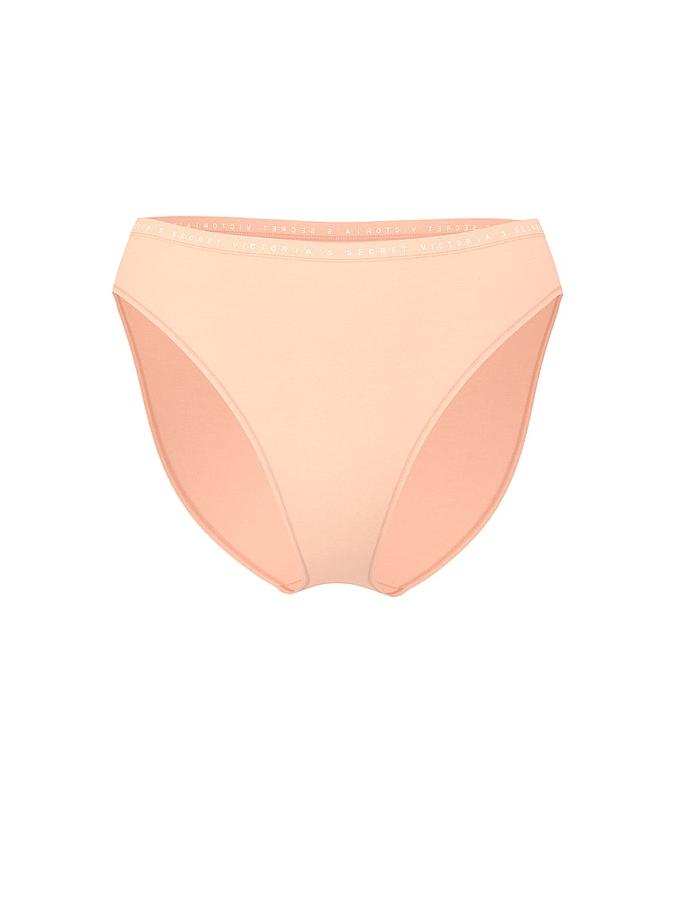 Stretch Cotton High-Leg Brief Panty image number 2