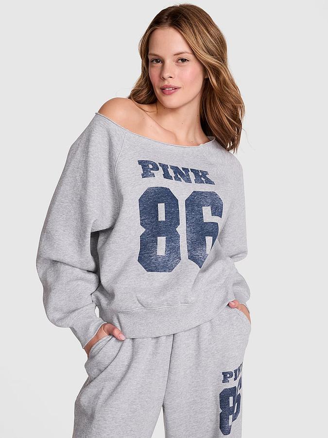 Ivy Fleece Off-The-Shoulder Sweatshirt image number 0