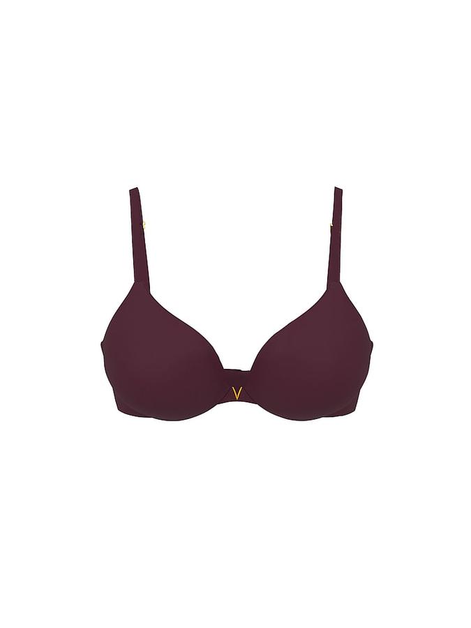 Smooth Lightly Lined Plunge Demi Bra image number 2