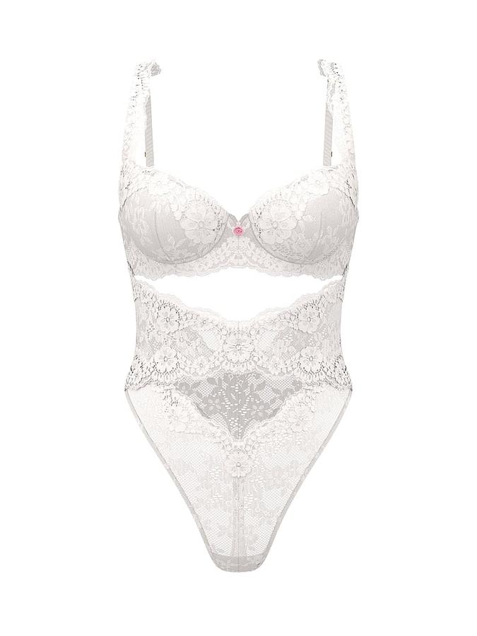 Dare to Dream Lace Uplift Balconette Teddy image number 2