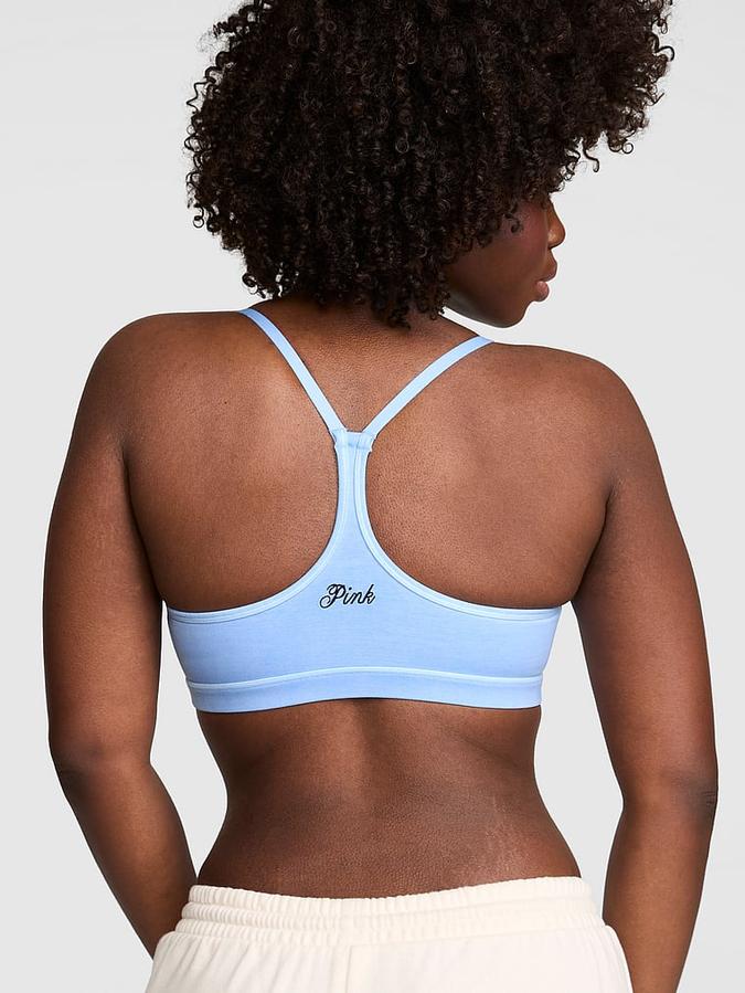 All-Day Cotton&trade; Low-Scoop Racerback Bra