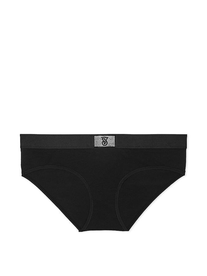 Logo Cotton Shine Patch Hiphugger Panty image number 0