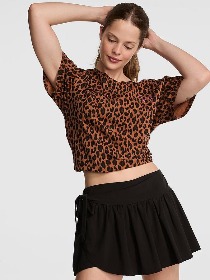 Campus Cotton&trade; Off-The-Shoulder Tee