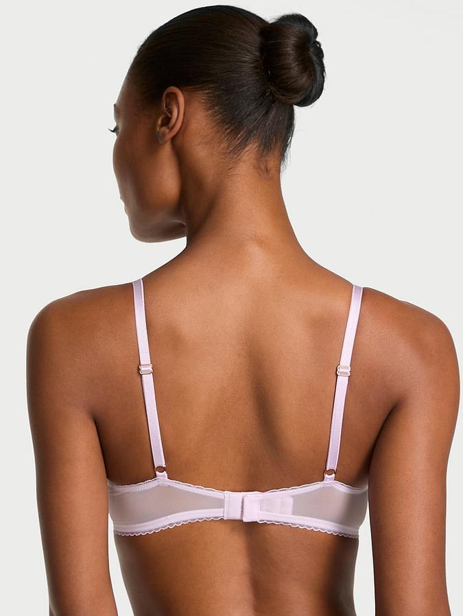Wicked Vintage Blossom Embroidery Unlined Balconette Bra image number 2