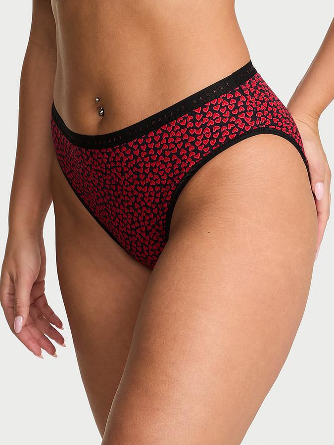 Stretch Cotton High-Leg Brief Panty