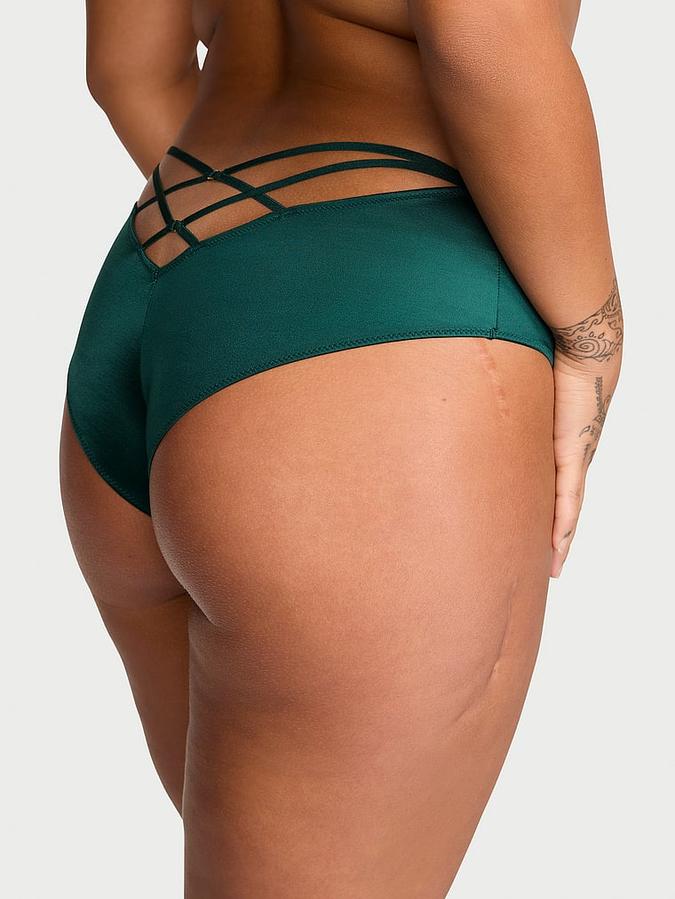 Strappy-Back High-Leg Cheeky Panty