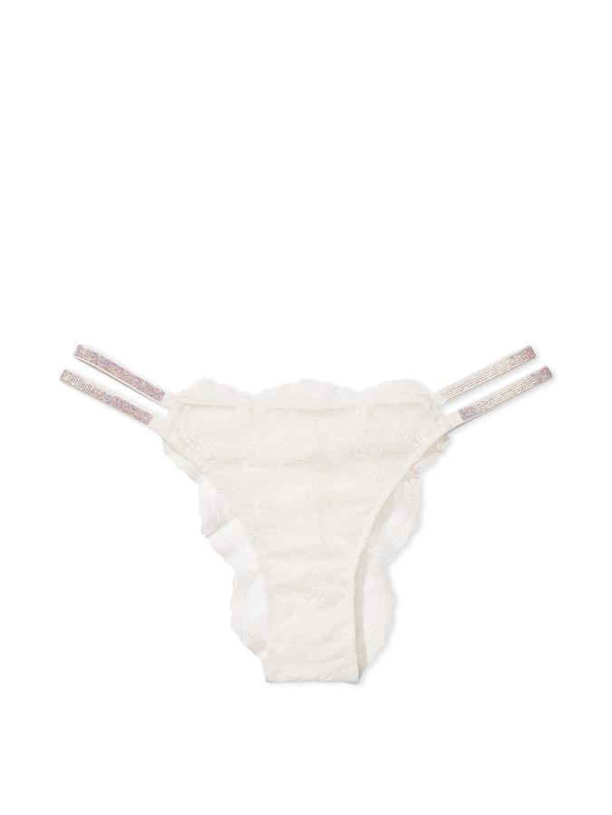 Double Shine Strap Lace Brazilian Panty image number 2