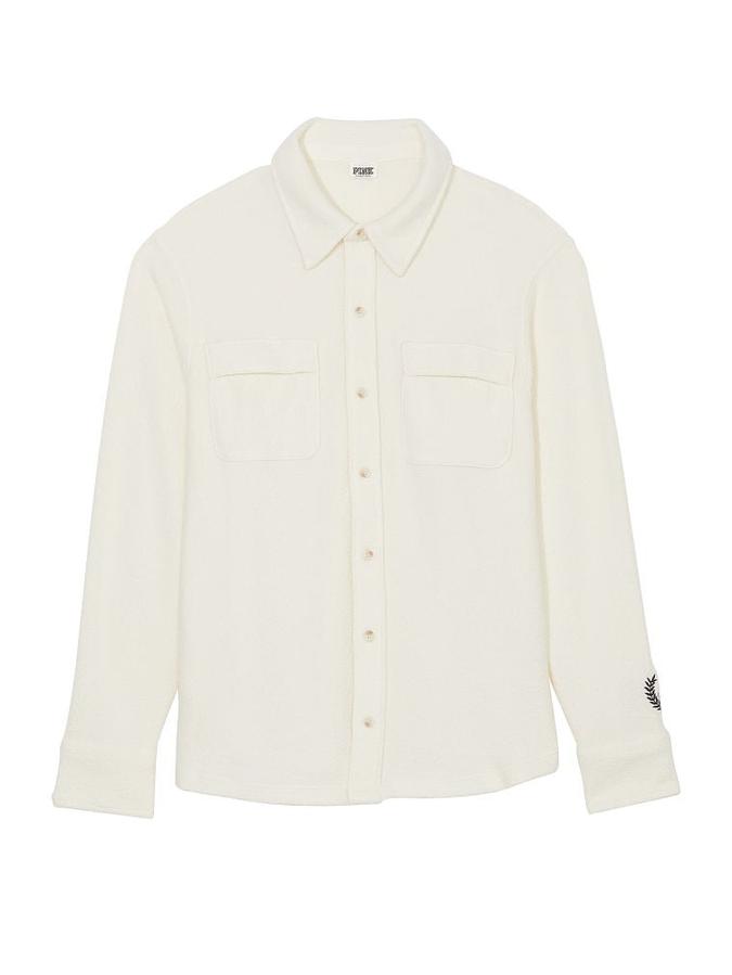 Reverse Fleece Shacket image number 0